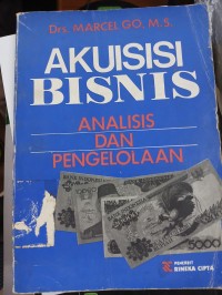 Image of Akuisisi Bisnis Analisis Dan Pengelolaan