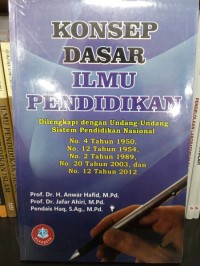 Image of Konsep Dasar Ilmu Pendidikan